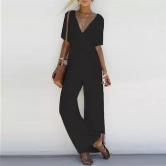 Pants - Black Jumpsuit